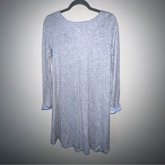 NWT Dalia Comfy Gray Longsleeve Dress - Sz M - Picture 4 of 12